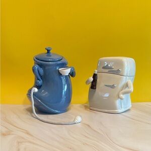 Anthropomorphic Cookie Jar Set